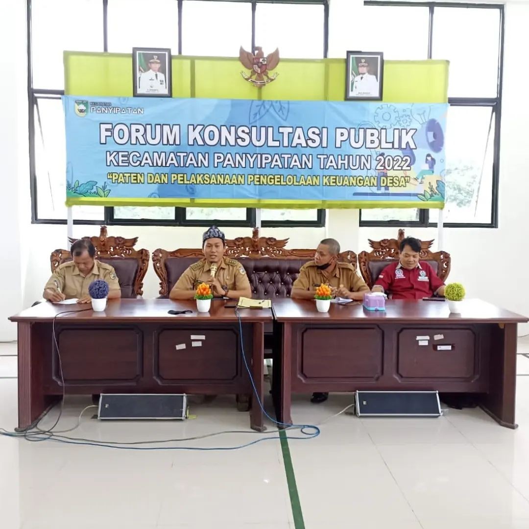 Forum Konsultasi Publik (FKP) Kecamatan Panyipatan Tahun 2022