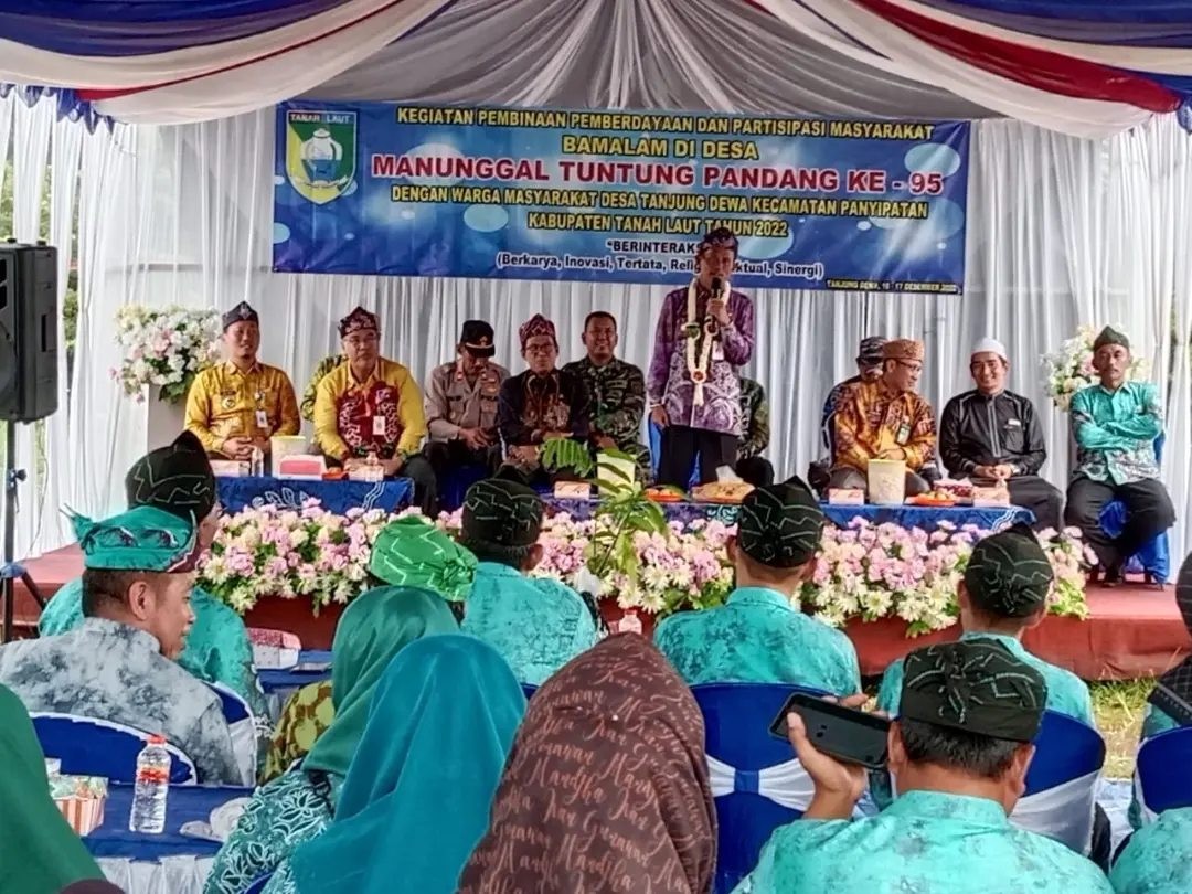 kegiatan Manunggal Tuntung Pandang di Desa Tanjung Dewa 